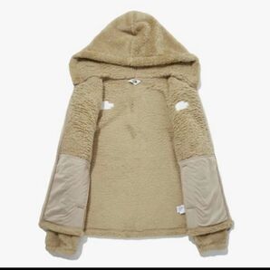 the north face フードフリースジャケット Sサイズ キャメル