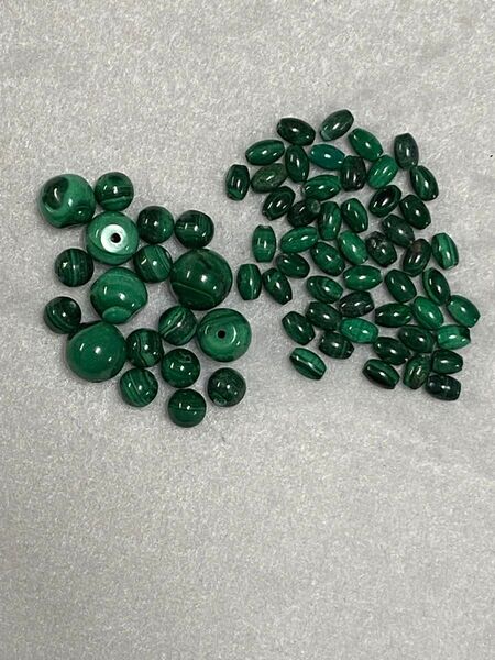 天然石 マラカイト はんぱビーズ まとめ ハンドメイド アクセサリー