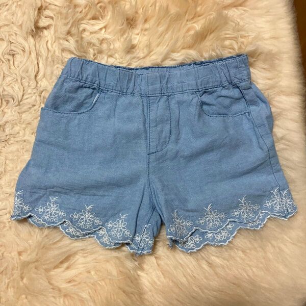 春夏用110センチ女の子用ショートパンツ