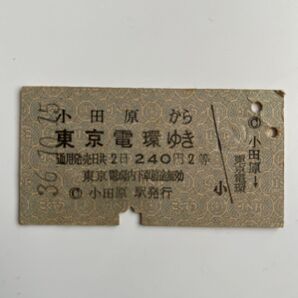 60年前の使用済硬券です!硬券マニアの方鉄道マニアの方