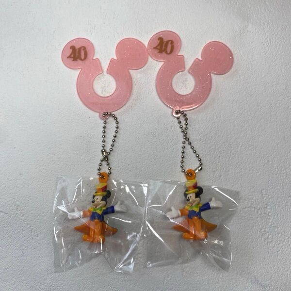 ディズニーランド 40周年 キーホルダー お菓子止め