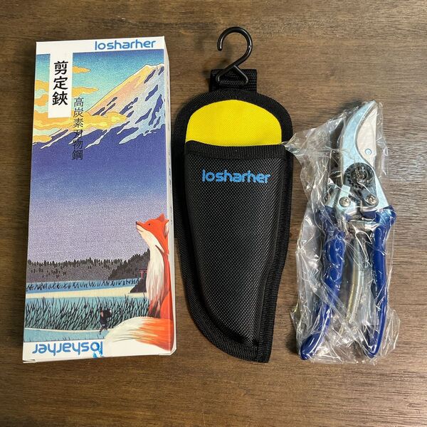 残り1点!LOSHARHER プロ仕様 剪定ばさみ 超切れ味 耐久性 園芸用はさみ