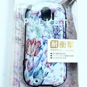 らくらくスマートフォンme F-03K用 ハイブリッド ケース 花柄