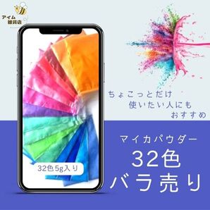 【購入前に本数とカラー指定必須!】マイカパウダー バラ売り 2色分