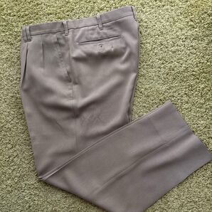 メンズ スラックス ツータックパンツ 紳士服 ベージュ