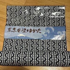 さらに値下げ 新品 東京本染 浴衣 反物 紳士 メンズ