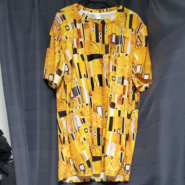 【激安特価セール中】クリムト Tシャツ XXLサイズ 画集 ミュシャ 接吻