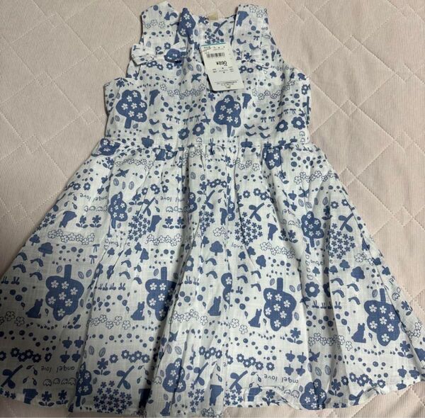 【新品】西松屋 ノースリーブ ワンピース サイズ110