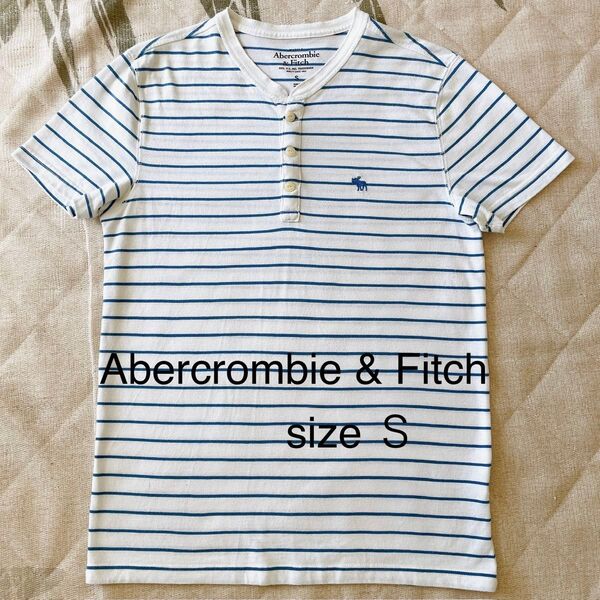 アバクロンビー&フィッチ★Sサイズ 半袖Tシャツ ボーダー柄
