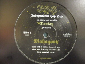 Mahagony ： Cum Wit It 12'' c/w Speak Ya Game / Virtual Reality // アングラ Underground Hip Hop / 5点で送料無料