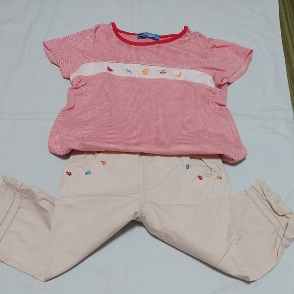 ファミリア Tシャツ パンツ セット 120