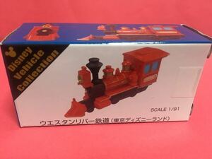 ★TDR限定ディズニートミカ★ウエスタンリバー鉄道（東京ディズニーランド））赤　コロラド号 外箱絵柄B 未開封