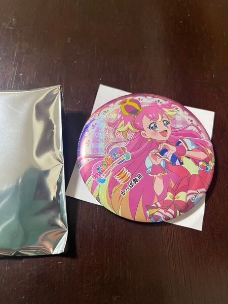 プリキュア わんだふるぷりきゅあ! かっぱ寿司 キラキラ缶ミラー キュアワンダフル非売品