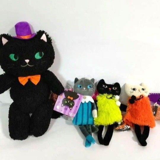 ぬいぐるみ モコネコ 4点セット カルディ ハロウィン