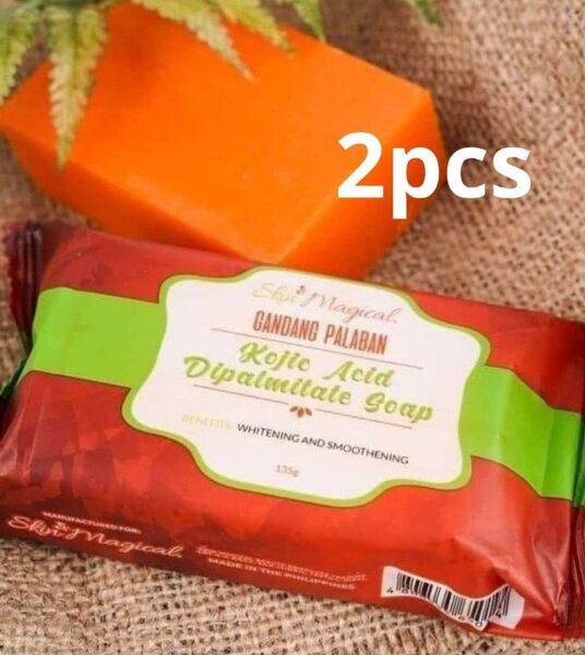 skin magical kojic soap 135grams each= 2pcs