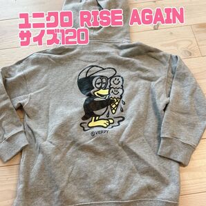 ユニクロ RISE AGAINコラボ スウェット パーカー トレーナー サイズ120