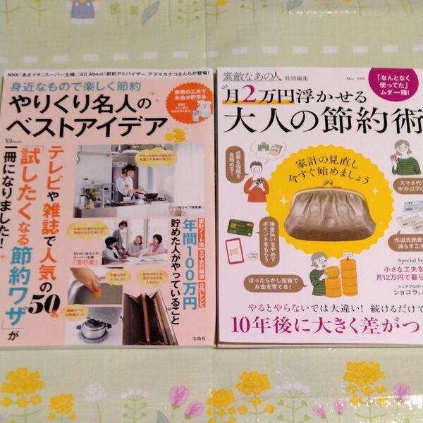 ☆素敵なあの人特別編集 月2万円浮かせる 大人の節約術 やりくり名人のベストアイデア 2冊セット