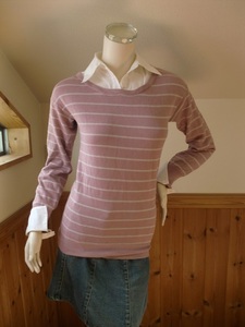**[USED] piling put on manner long sleeve shirt size S**