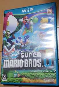WiiU NewスーパーマリオブラザーズU 説明書無し 傷あり
