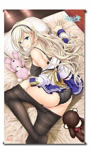 ワルキューレロマンツェ 少女騎士物語 DreamParty 2011春グッズ スィーリア・クマーニ・エイントリー 特大タペストリー 開封