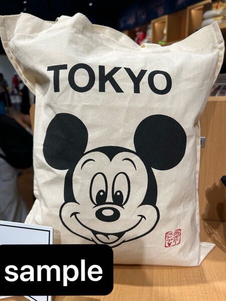 ディズニーストア ご当地アイテム 東京限定トートバック