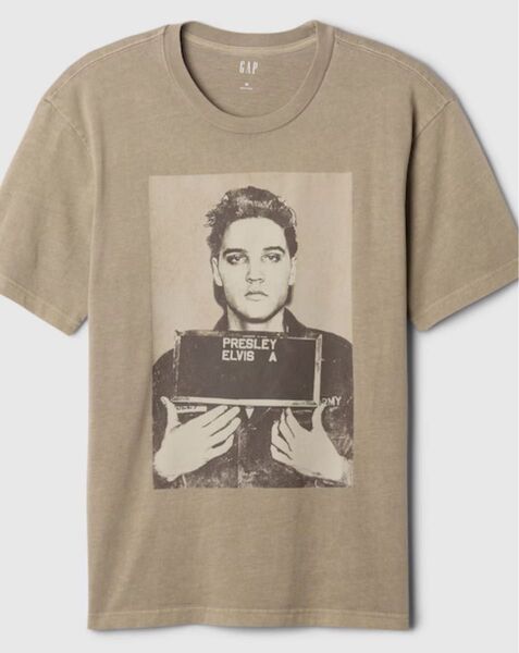 【新品・完売品・ラスト1枚】GAP エルヴィス・プレスリー グラフィック Tシャツ!