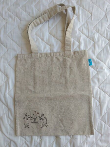 鳥獣戯画 スクエアトートバッグ