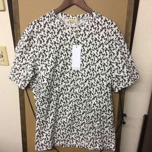 【新品】MARNI 総柄デザインTシャツ 50 Lサイズ