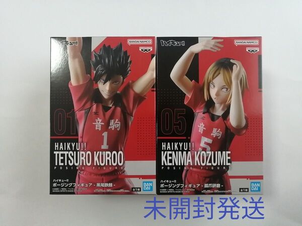 【未開封】ハイキュー!! ポージングフィギュア 孤爪研磨 黒尾鉄朗 2種セット フィギュア