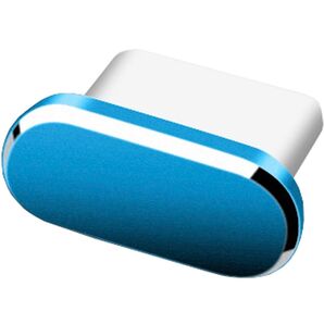 iPhone15シリーズ USB-C コネクタカバー ブルー 保護キャップ 防塵 コネクタキャップ ダストプラグ ダストカバー