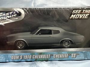 未開封 グリーンライト製 Fast & Furious Dom's 1970年 シボレー シェベル SS 1/43