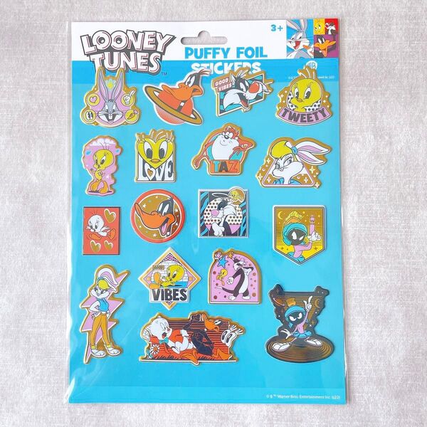 ワーナー・ブラザース【日本未販売】ルーニー・テューンズ ぷっくりステッカー トゥイーティー