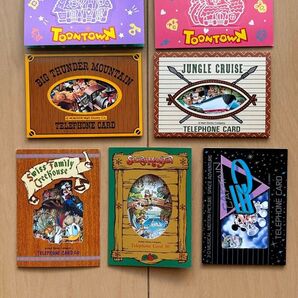 ディズニーのテレホンカード7枚 未使用品