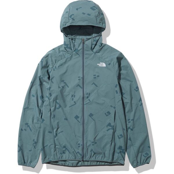 THE NORTH FACE ザノースフェイス 防風ジャケット ノベルティースワローテイルベントフーディ青 メンズ2サイズ 新品