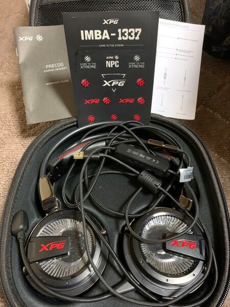 XPG PRECOG ゲーミングヘッドセット ヘッドフォン ノイズキャンセリング