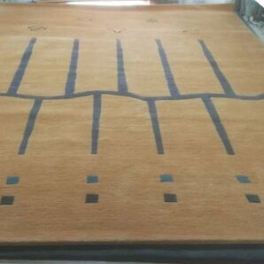 【送料無料】【匿名配送】ネパール絨毯 緞通 約240×約170cm アンティーク カーペット