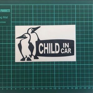 チャイルドインカー カッティングステッカー ペンギン