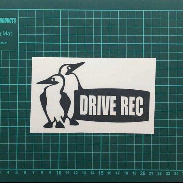 ドライブレコーダー カッティングステッカー ペンギン