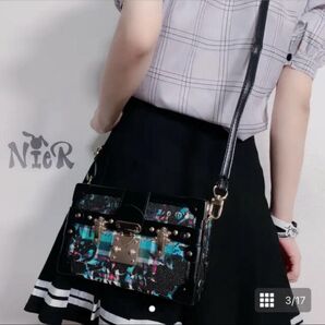 新品【NieR】ミニバッグ*ブルー(ターコイズ系に近い)