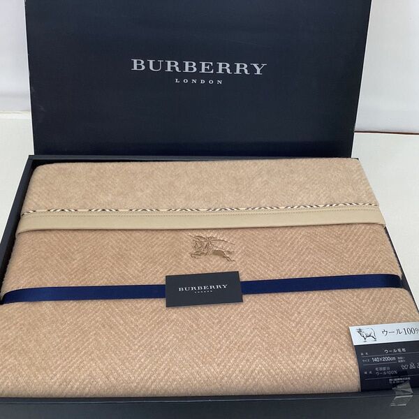 BURBERRY LONDON ウール100% ノバチェック 毛布