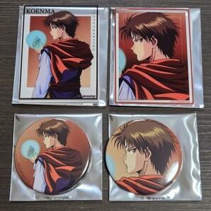 幽☆遊☆白書 幽遊白書 TOWER RECORDS タワーレコード タワレコ トレーディングアクリルカード 缶バッジ 戦う背中ver. コエンマ 4点セット