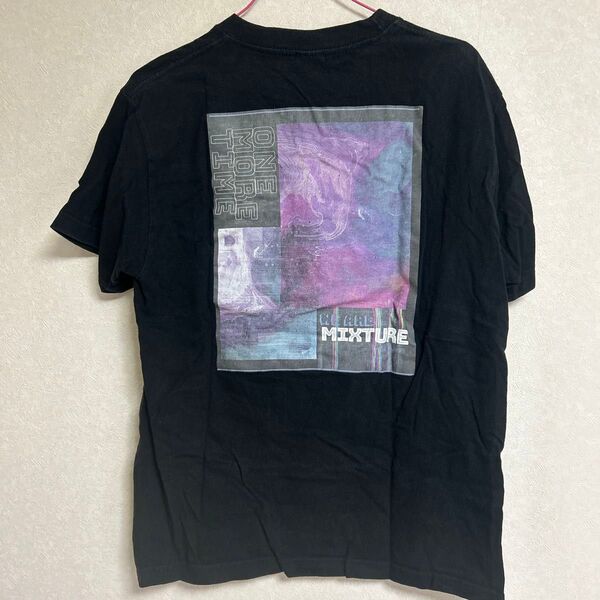 MIxture グラフィックTシャツ M 黒 ブラック チームTシャツ