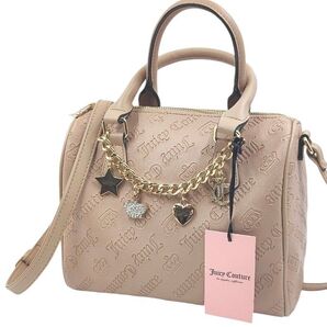 【レア上品かわいい】ジューシークチュール 2way ハンドバッグ ショルダーバッグ ハンドバッグ JUICY COUTURE
