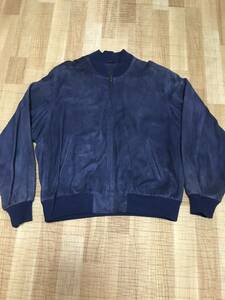  final price COACH Coach suede leather blouson L new goods unused dead stock 