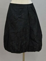 アルチザン ARTISAN 花模様 スカート 9サイズ ブラック レディース F-L5510_画像1