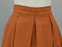 エムズセレクト m's select エムプルミエ M-PREMIER スカート 34サイズ ブラウン レディース F-M11246_画像3