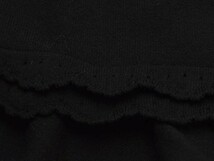 フォクシー FOXEY BOUTIQUE スカラップ スカート 40サイズ ブラック レディース F-L3973_画像7