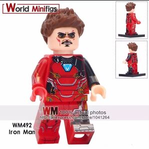 レゴ風 トニースターク ペッパーポッツ6体セット