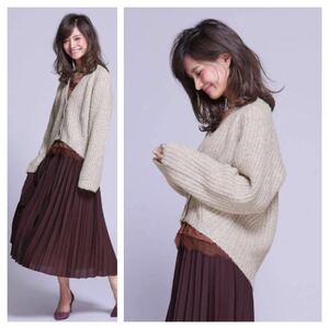  beautiful goods Nano Universe inner set Short cardigan regular price 17380 jpy 