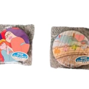 びじゅチューン! 洛中洛外シスターズ 雨は愛すが人逃げる 缶バッジ 2個セット